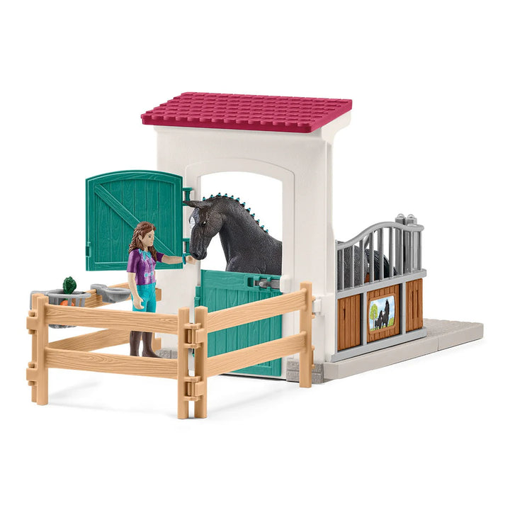 Schleich Horse Box with Lisa & Storm