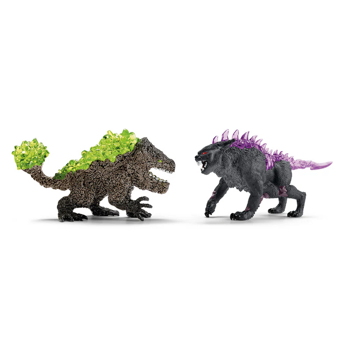 Schleich Shadow Lynx vs Rock Crusher