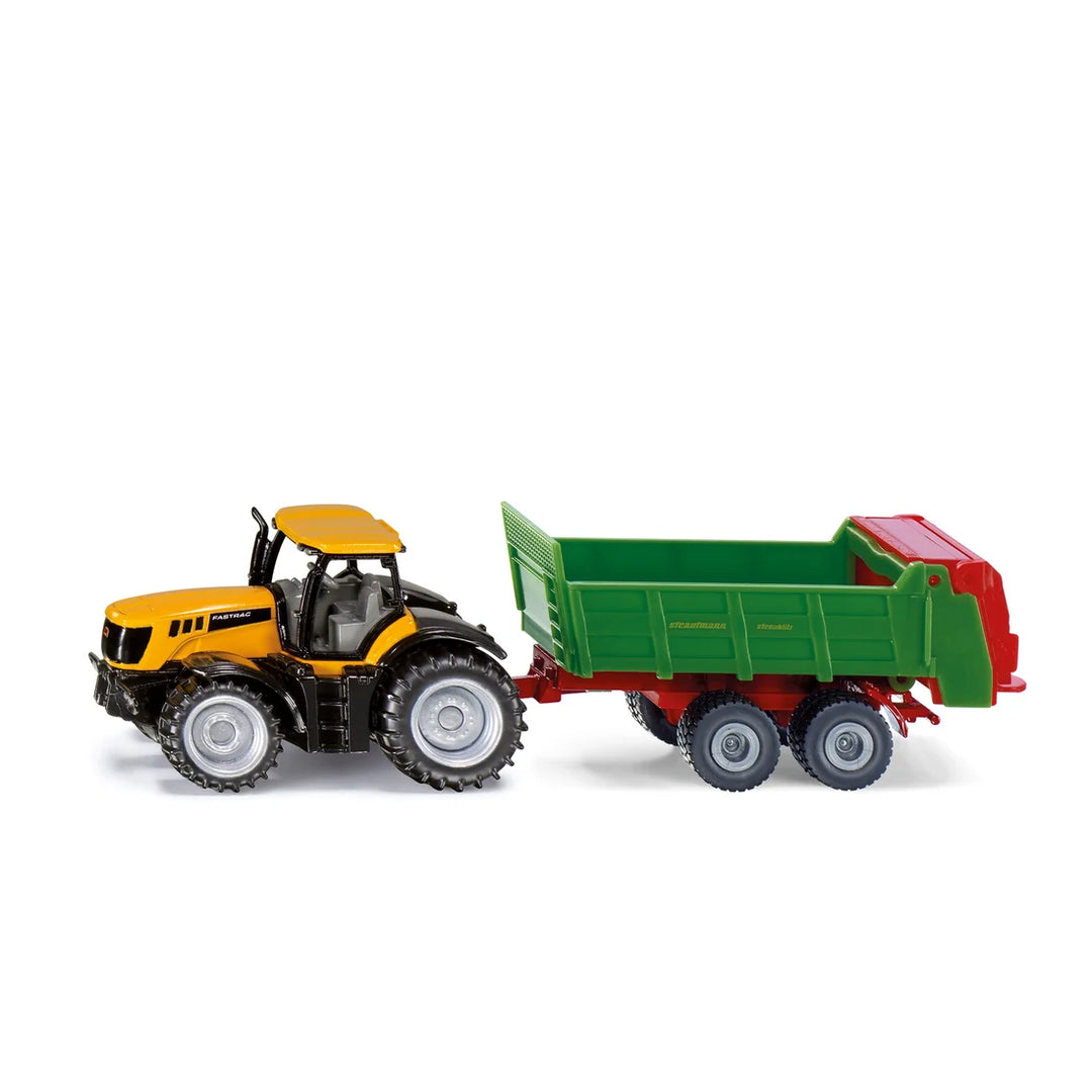 Siku Tractor JCB with Strautmann Spreader