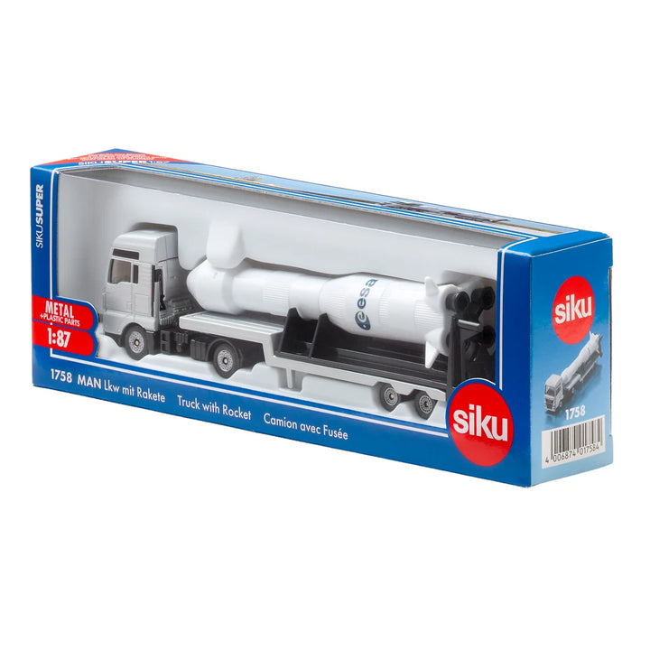 Siku Truck with ESA Rocket (1:87)