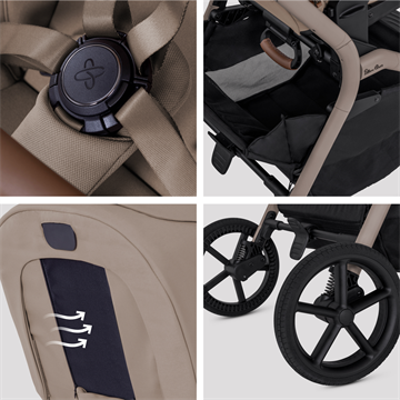 Silver Cross Breez Compact Stroller (Champagne)