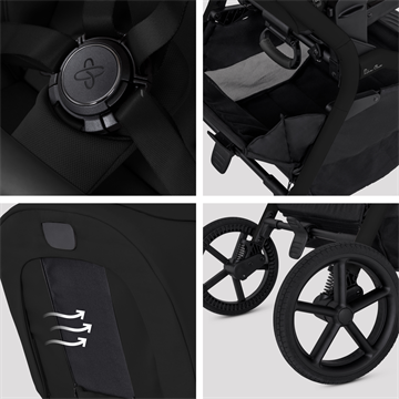 Silver Cross Breez Compact Stroller (Onyx)