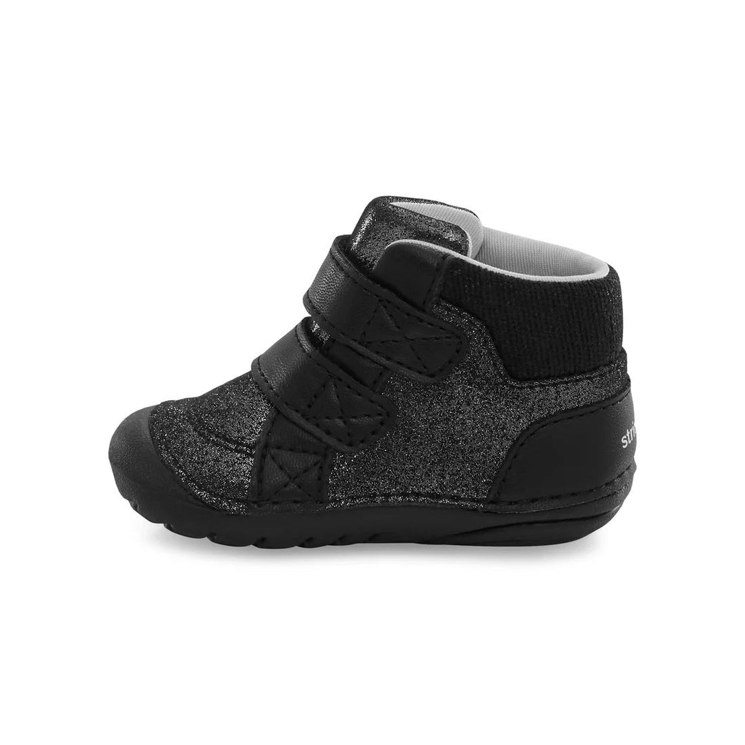 Stride Rite Soft Motion Martin Boot (Black Iridescent)