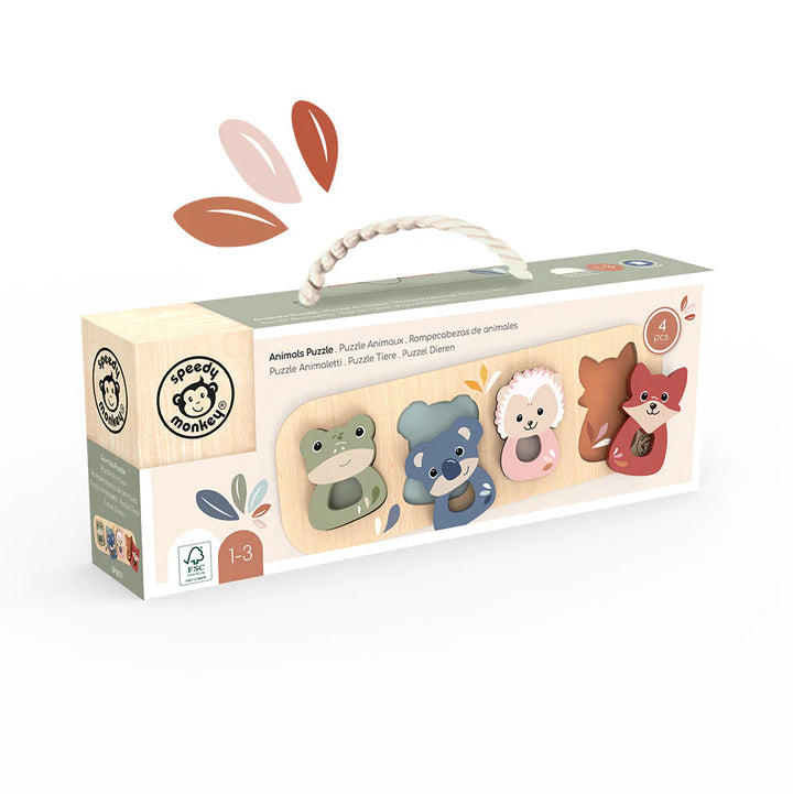 Speedy Monkey Animals Puzzle