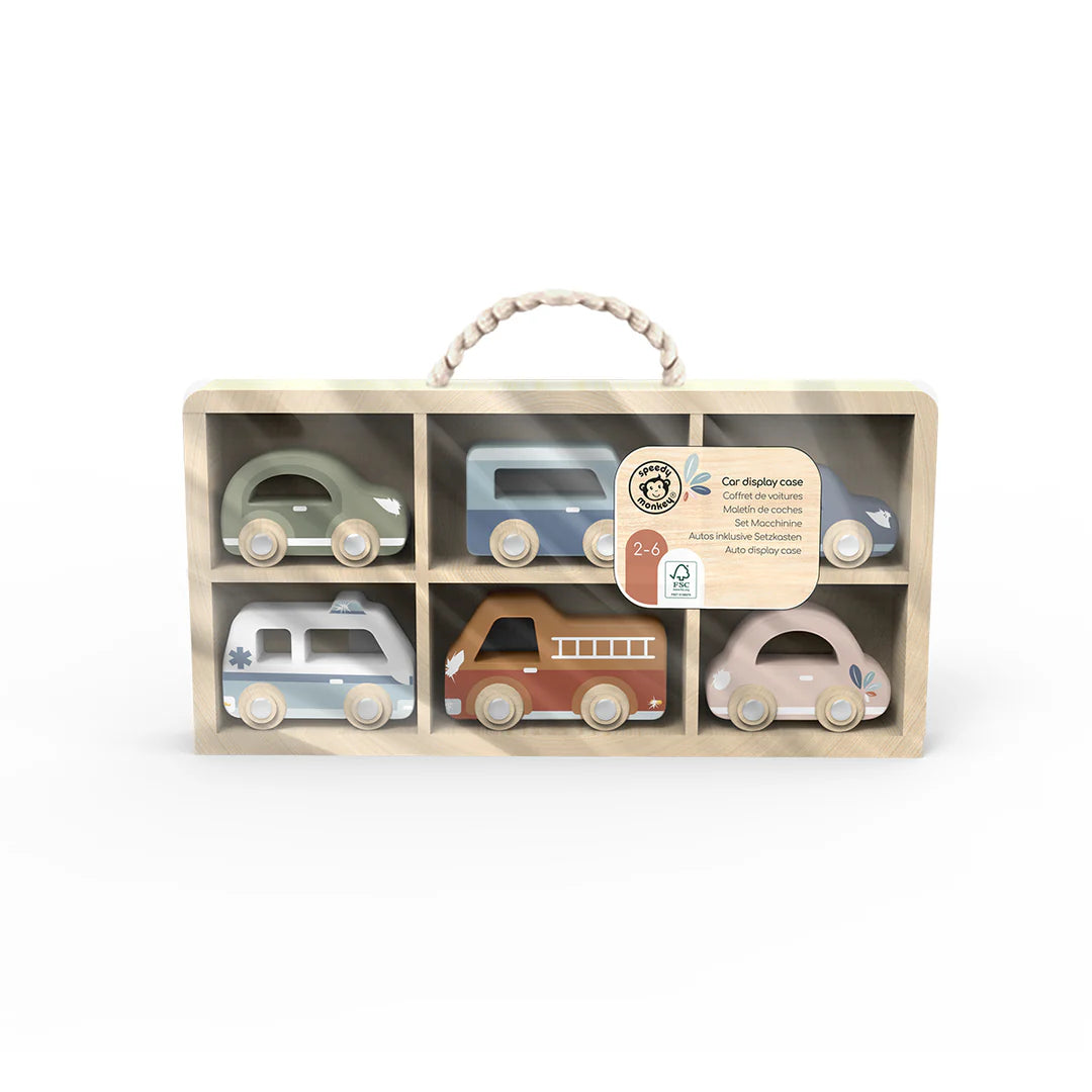 Speedy Monkey Cars Display Case
