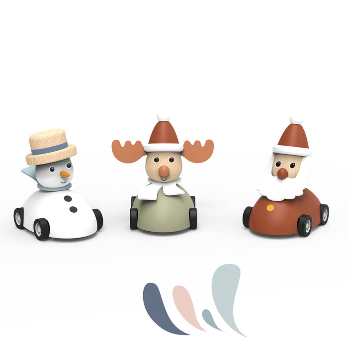 Speedy Monkey Christmas Pull Back