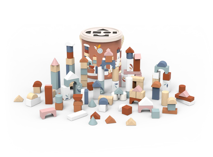Speedy Monkey Drum with 100 Blocks &amp; Shape Sorter