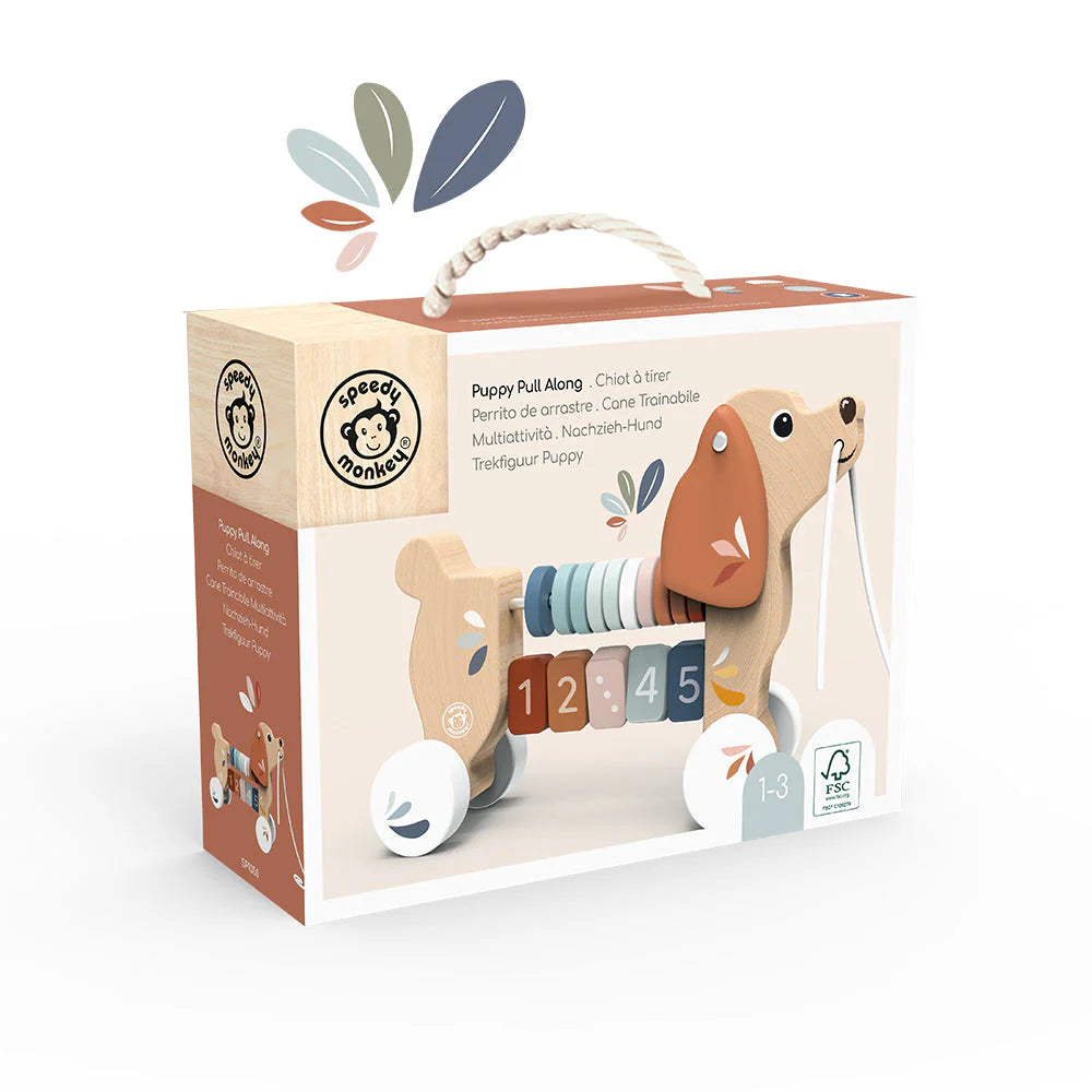 Speedy Monkey Pull-Along (Puppy)