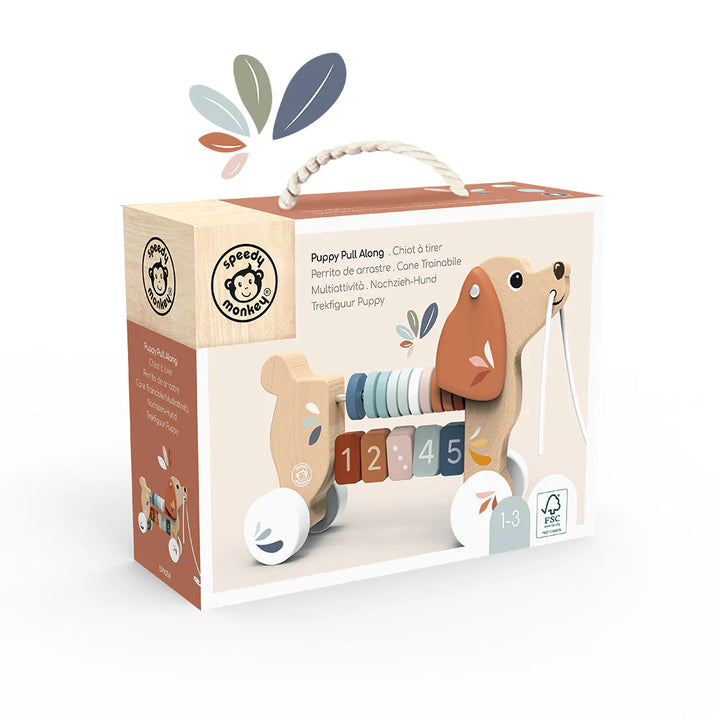 Speedy Monkey Pull-Along (Puppy)