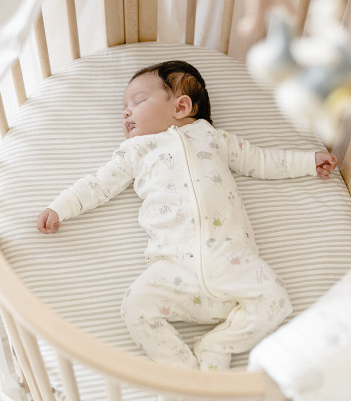 Stokke® Sleepi™ Mini Fitted Sheet (Stripes)