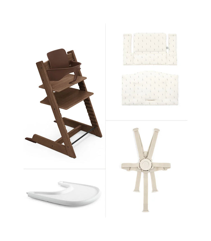 Stokke Tripp Trapp High Chair 2 Set (Oak Warm Brown/Wheat Cream)