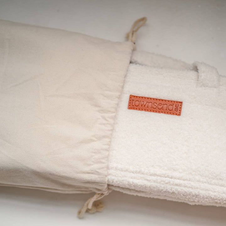 Pip + Phee Teddy Diaper Caddy (White)