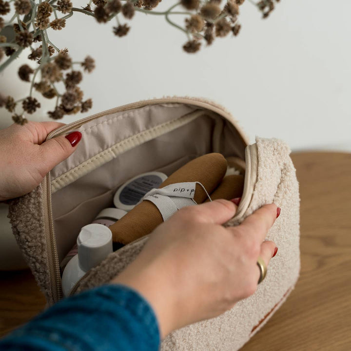 Pip + Phee Teddy Pouch (Taupe)