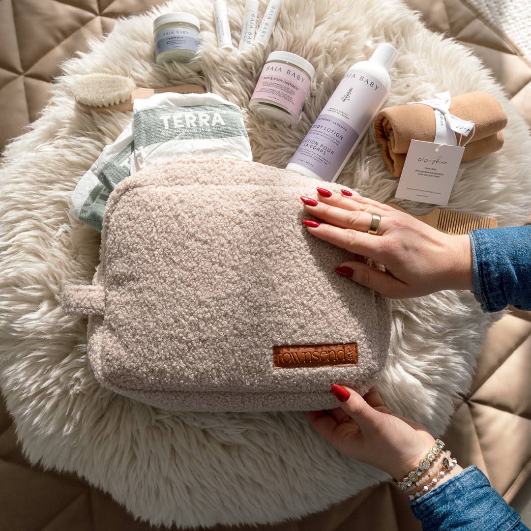 Pip + Phee Teddy Pouch (Taupe)