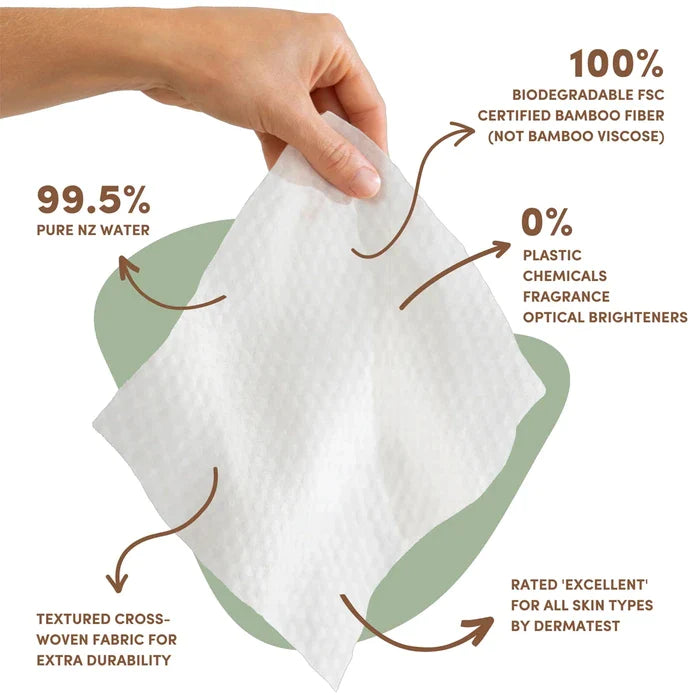 Terra Baby Wipes 70 Pack (Manuka Honey)