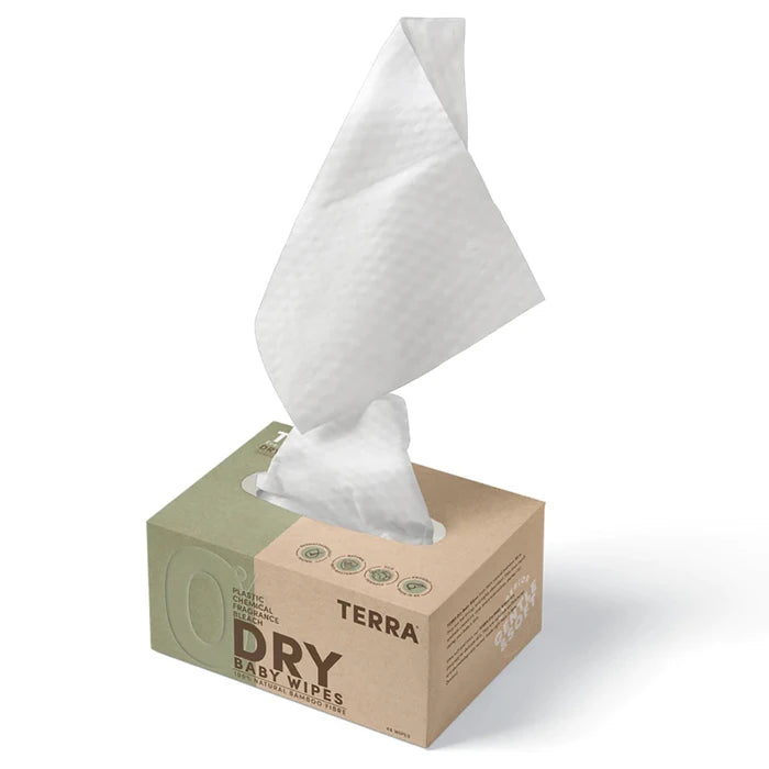 Terra Baby Dry Wipes 48 Pack