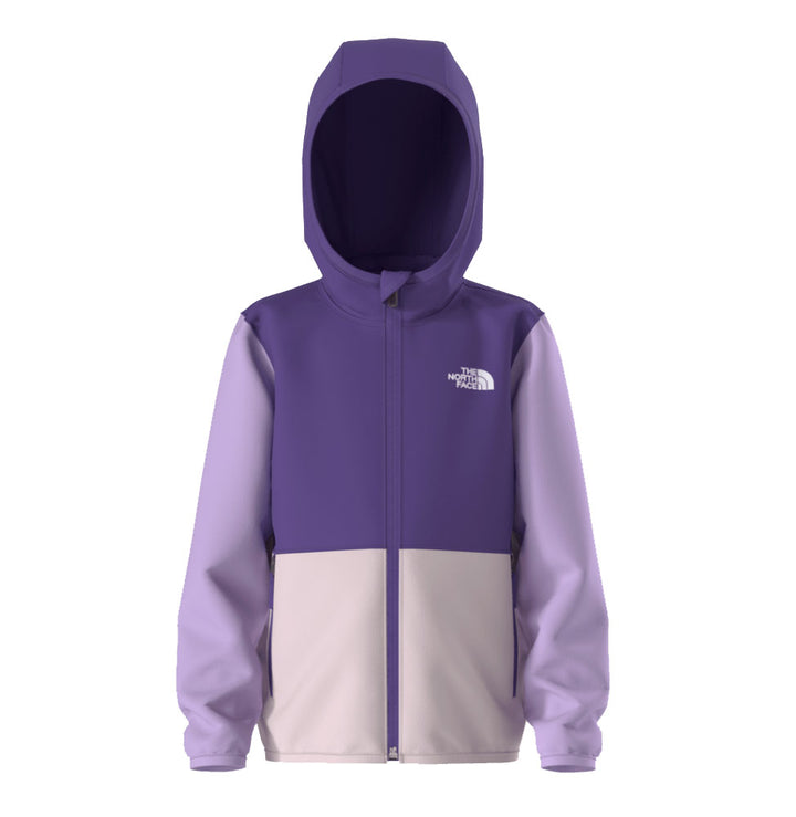 The North Face Kids Glacier Full-Zip Hoodie (Peak Purple/Lite Lilac/Pale Blossom)