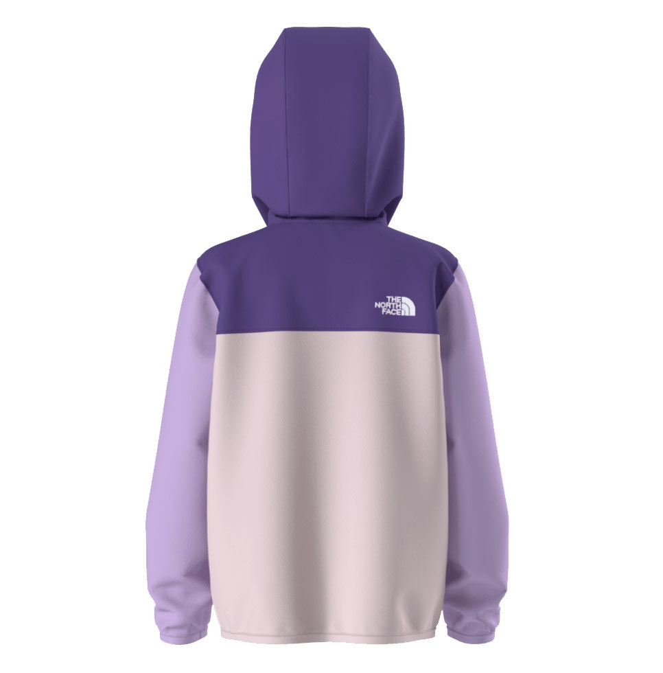 The North Face Kids Glacier Full-Zip Hoodie (Peak Purple/Lite Lilac/Pale Blossom)