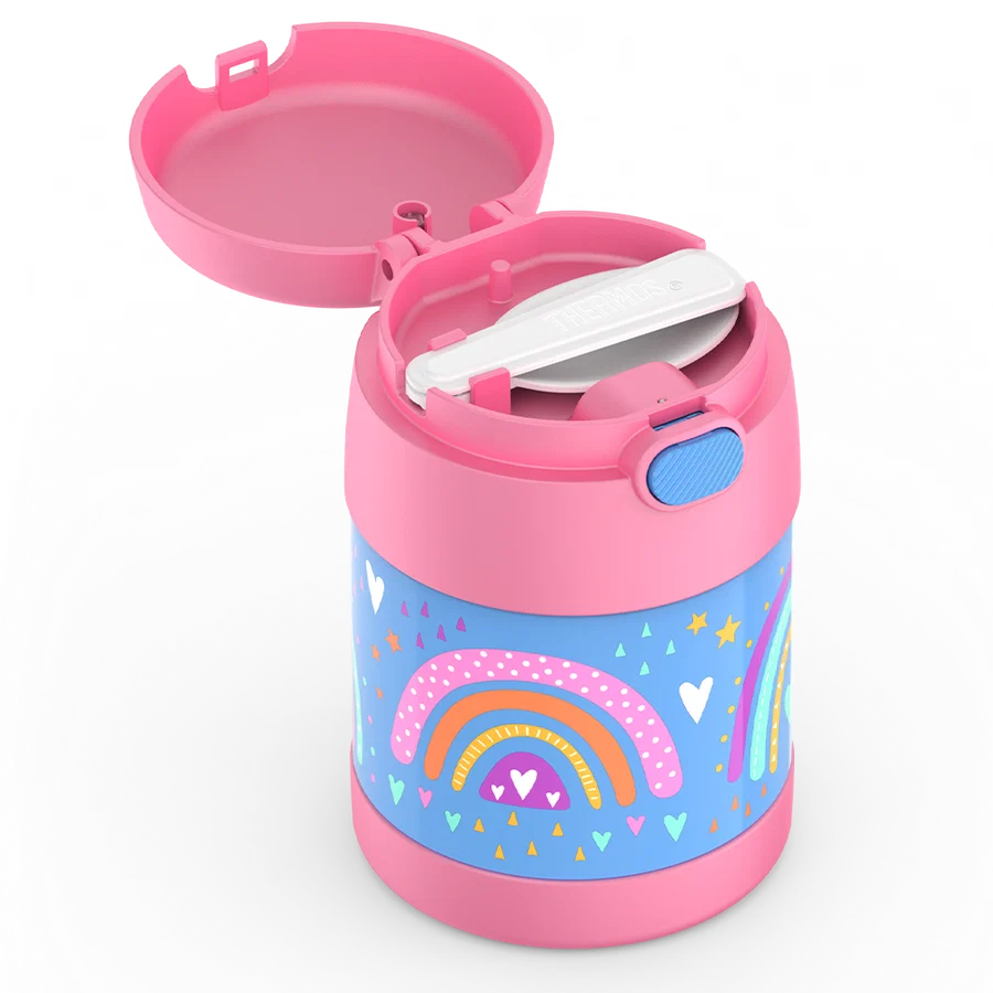 Thermos FUNtainer Stainless Steel Food Jar 10oz (Rainbow Dreams)