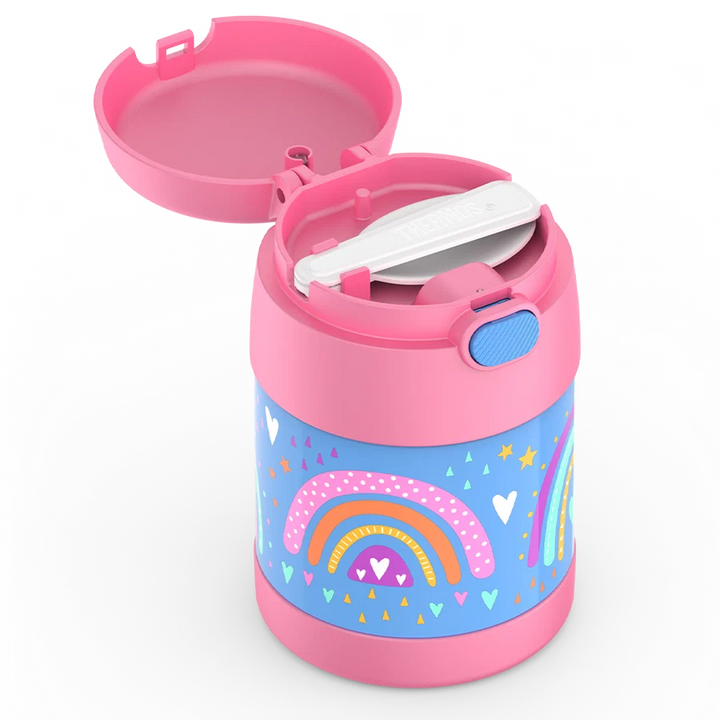Thermos FUNtainer Stainless Steel Food Jar 10oz (Rainbow Dreams)