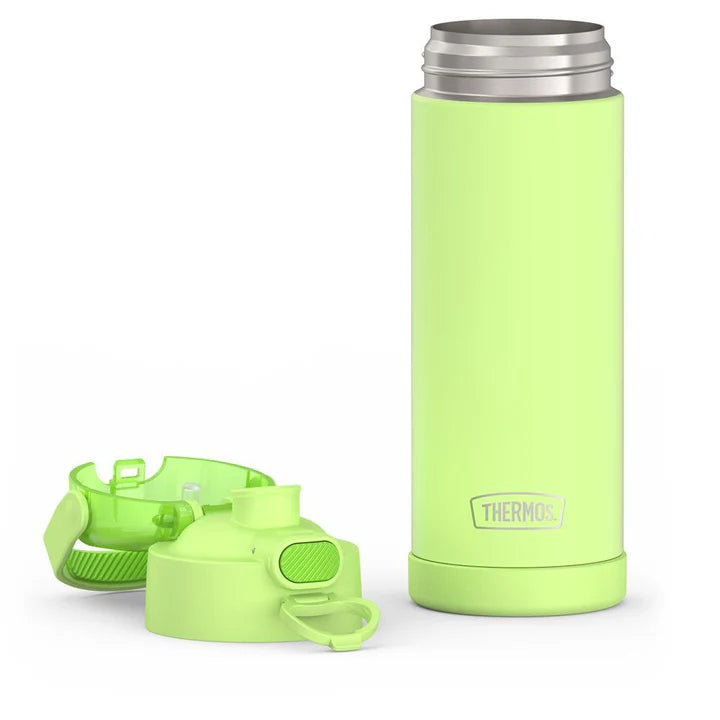 Thermos FUNtainer Stainless Steel Water Bottle with Spout 16oz (Neon Lime)