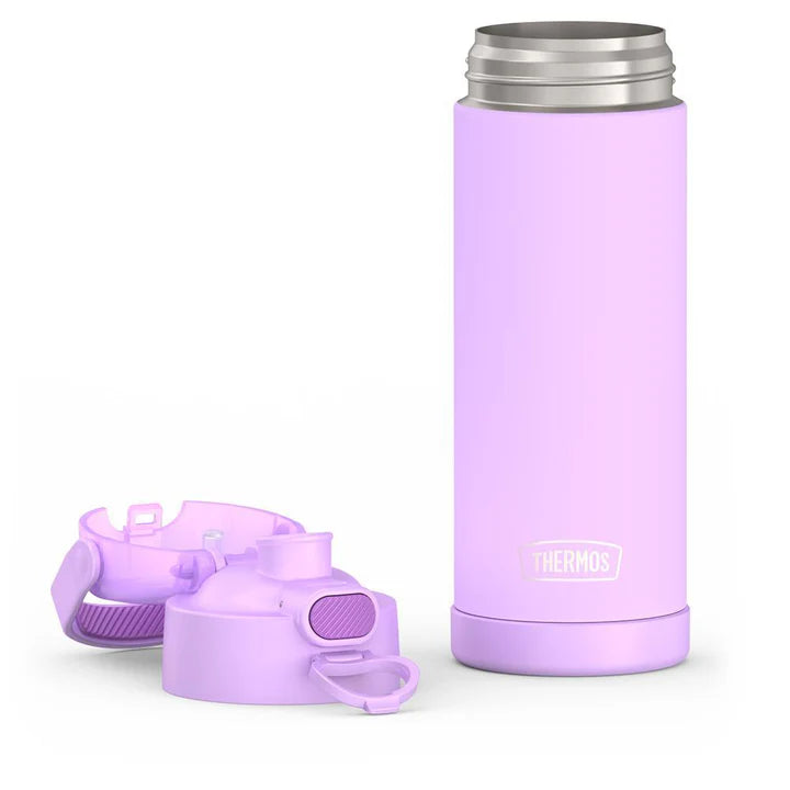 Thermos FUNtainer Stainless Steel Water Bottle with Spout 16oz (Neon Purple)