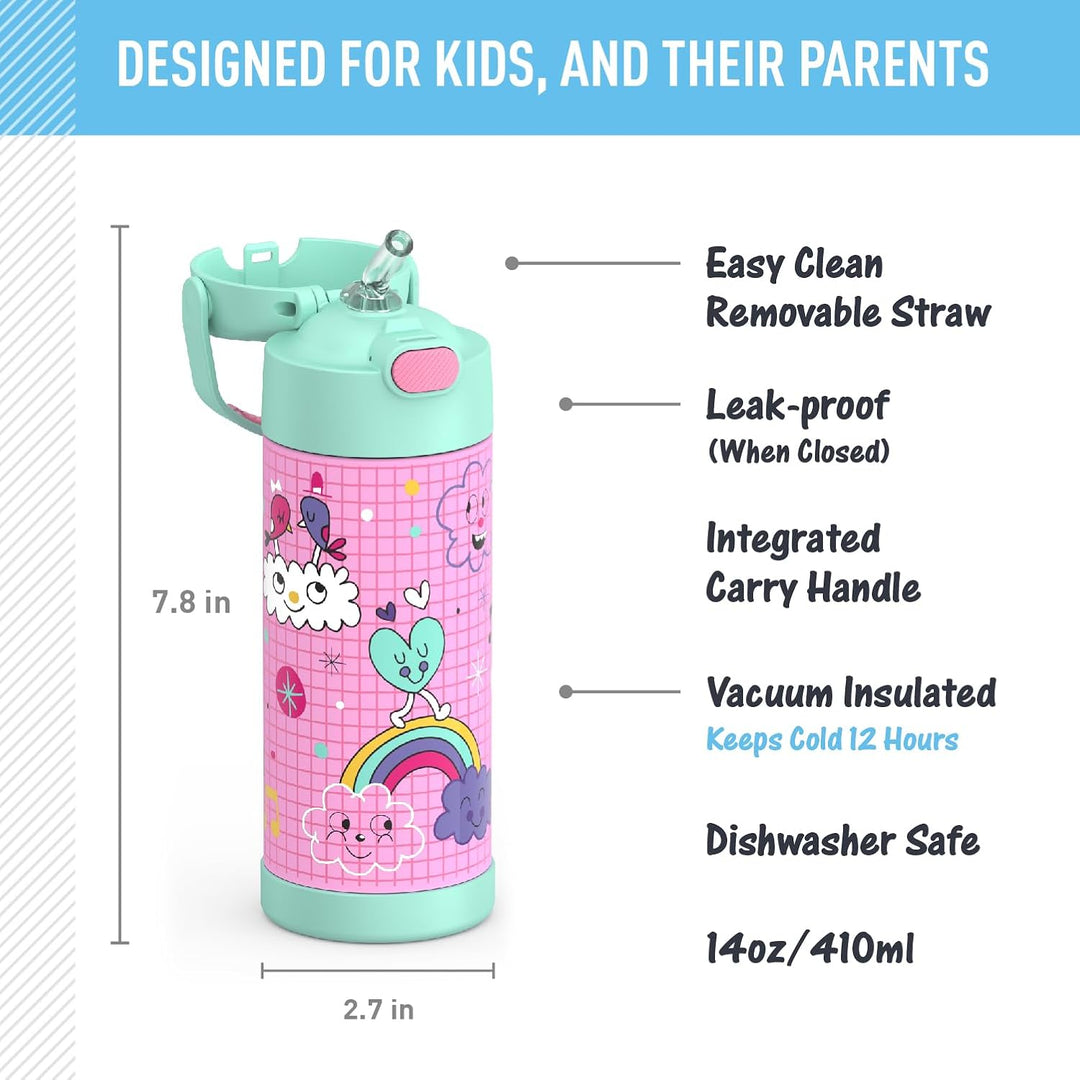 Thermos FUNtainer Stainless Steel Water Bottle 14oz (Sketchbook)
