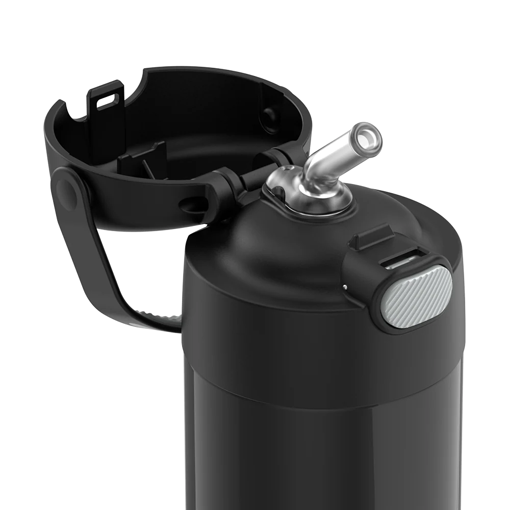 Thermos FUNtainer Water Bottle 12oz (Matte Black)