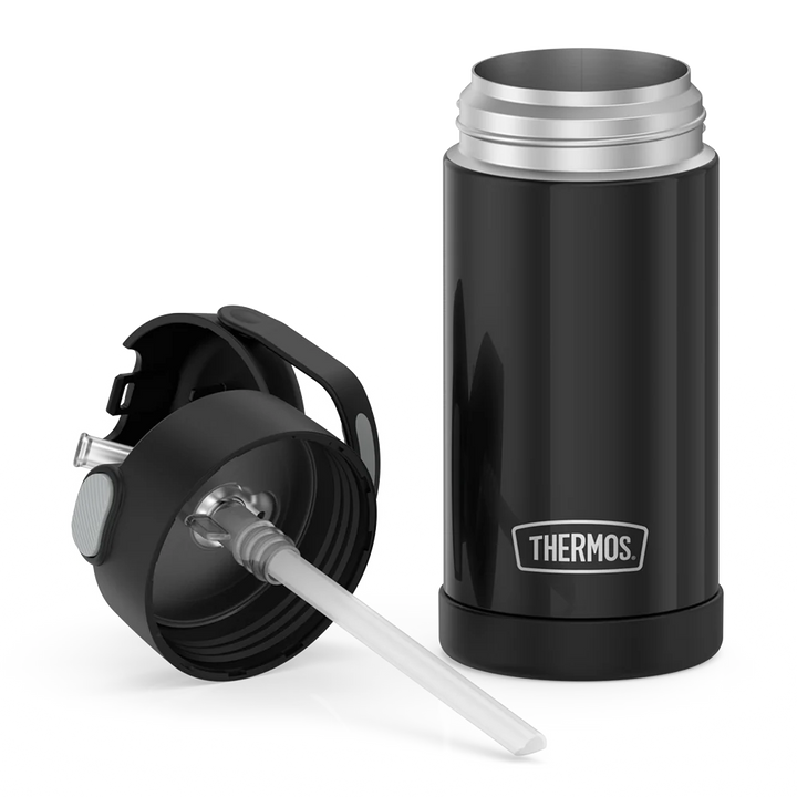 Thermos FUNtainer Water Bottle 12oz (Matte Black)