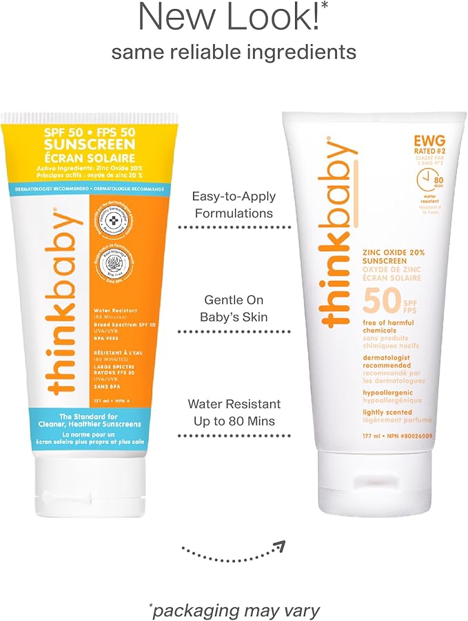 Think ThinkBaby SPF50 Mineral Sunscreen Lotion (177mL)