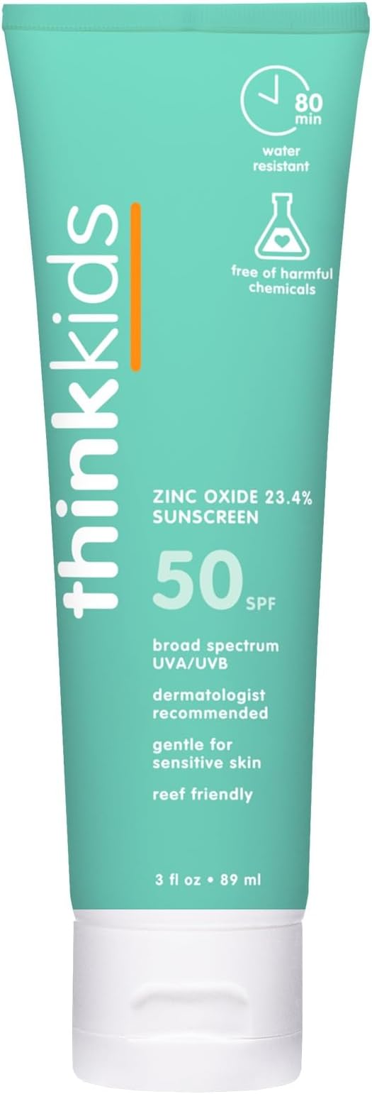 Think ThinkSport Kids SPF50 Mineral Sunscreen Lotion (89mL)