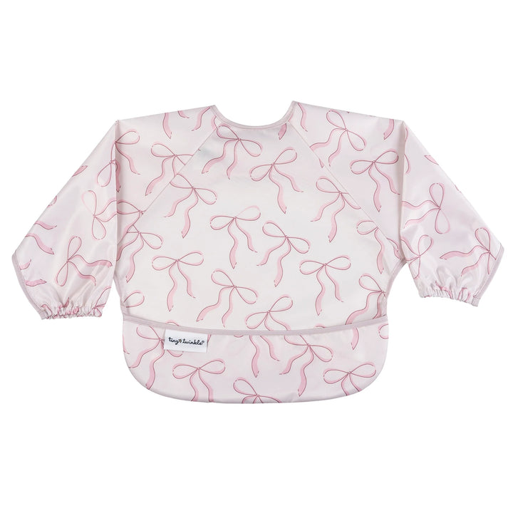 Tiny Twinkle Mess-Proof Full Sleeve Bib (Bows)