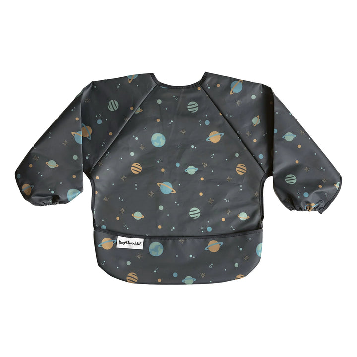 Tiny Twinkle Mess-Proof Full Sleeve Bib (Space)