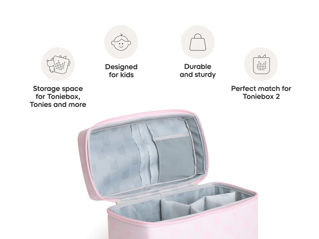 Tonies All-In-One Carrying Case (Cloud Pink)