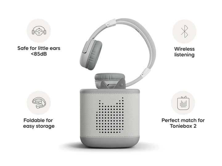 Tonies Bluetooth Headphones (Moon Grey)