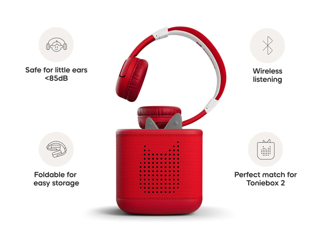 Tonies Bluetooth Headphones (Sunset Red)
