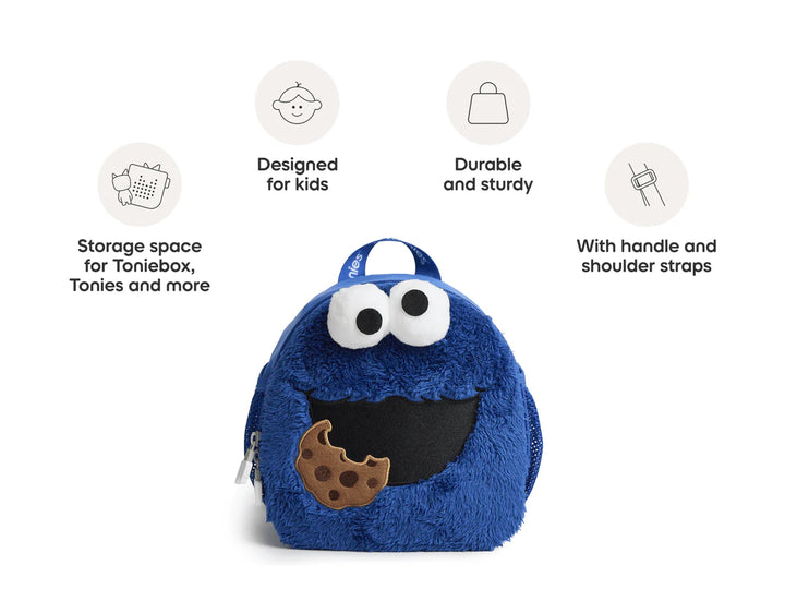 Tonies Sesame Street Cookie Monster Backpack
