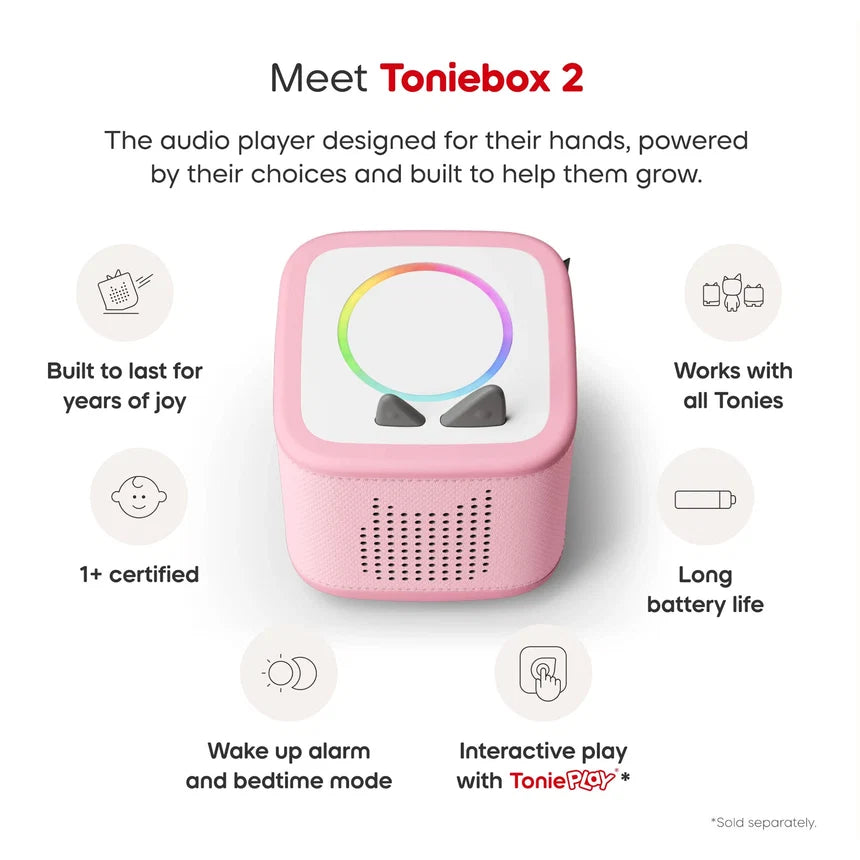 Tonies Toniebox 2 Starter Set: Bluey (Cloud Pink)