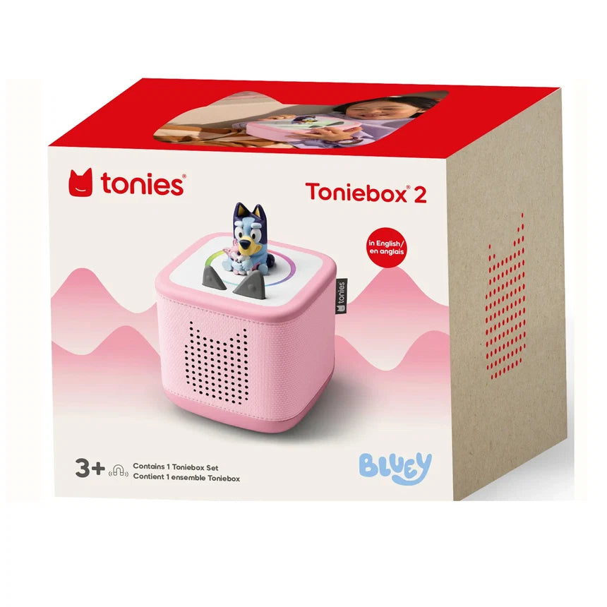 Tonies Toniebox 2 Starter Set: Bluey (Cloud Pink)