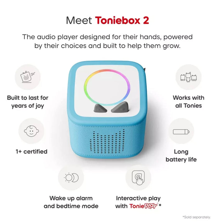 Tonies Toniebox 2 Starter Set: Bluey (Sky Blue)