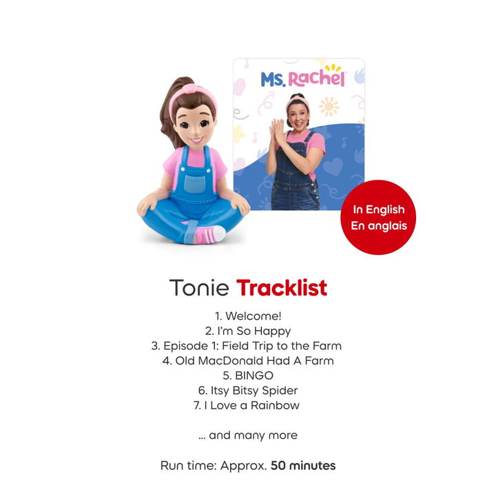 Tonies Toniebox 2 Starter Set: Ms. Rachel (Sky Blue)