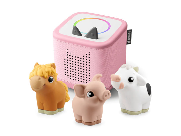Tonies Toniebox 2 Starter Set: My First Tonies Farm (Cloud Pink)