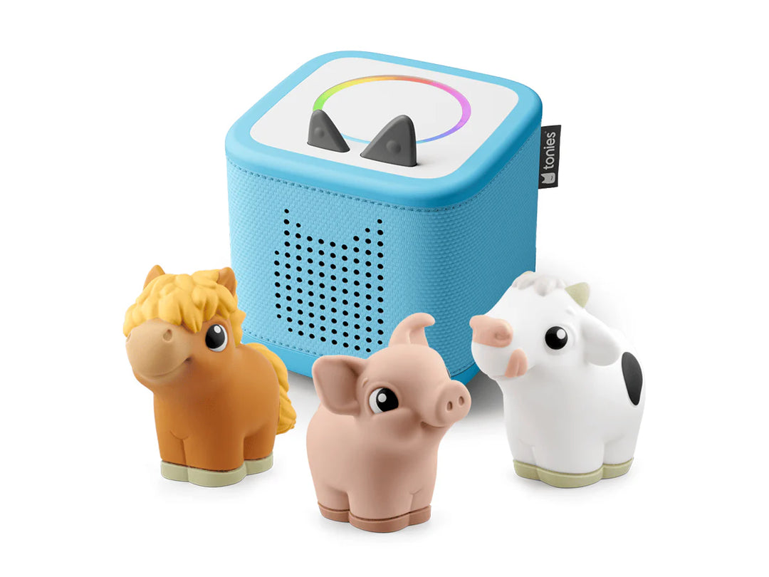 Tonies Toniebox 2 Starter Set: My First Tonies Farm (Sky Blue)