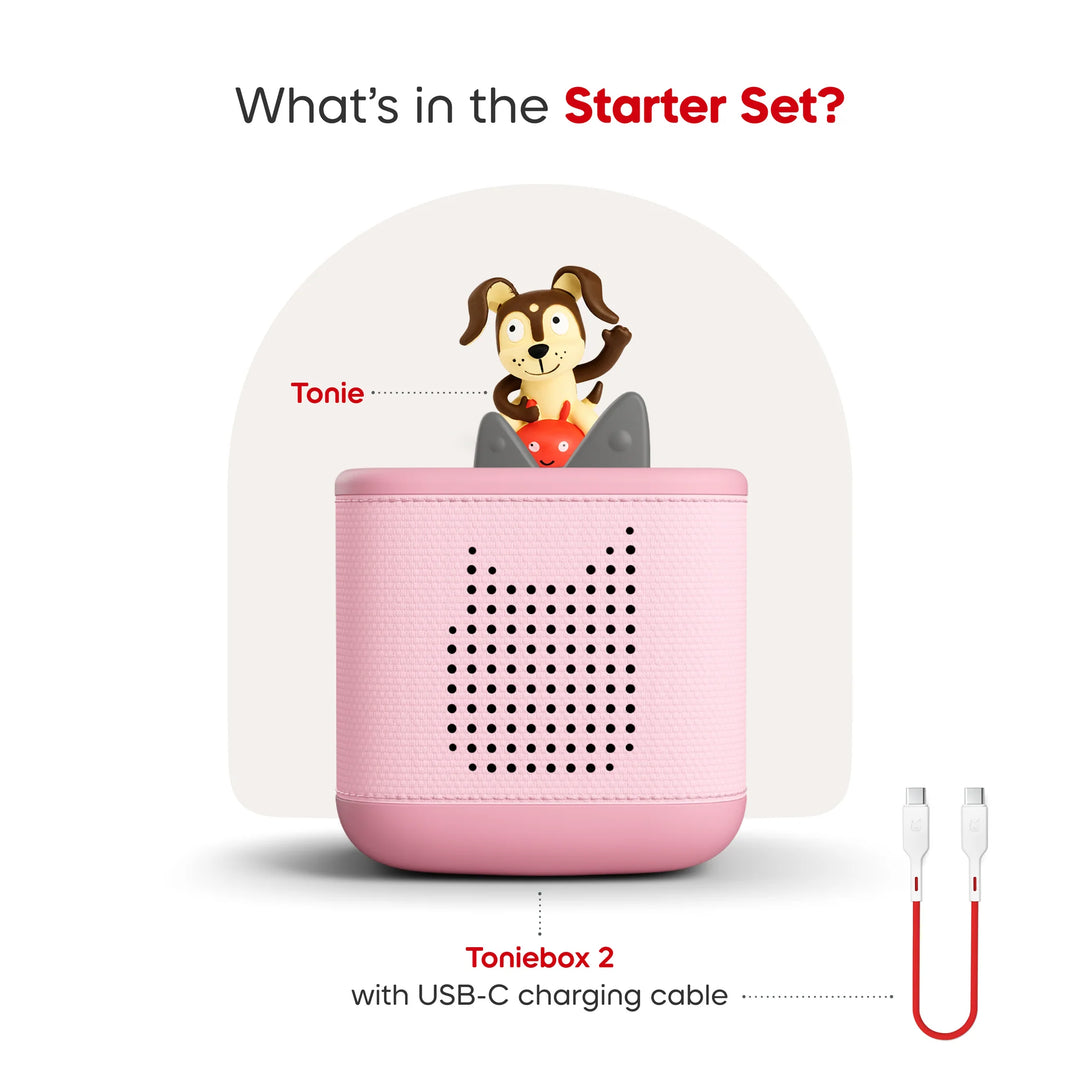 Tonies Toniebox 2 Starter Set: Playtime Puppy (Cloud Pink)