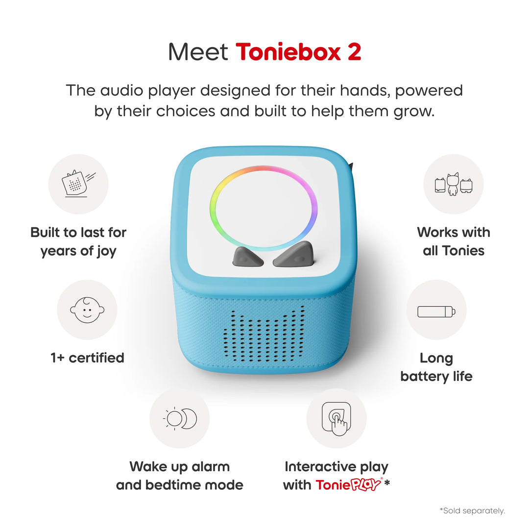 Tonies Toniebox 2 Starter Set: Playtime Puppy (Sky Blue)