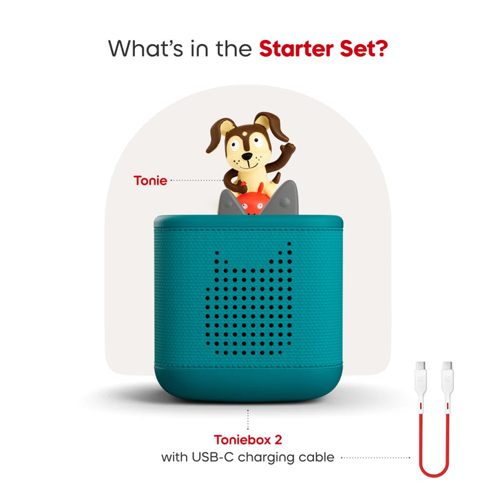 Tonies Toniebox 2 Starter Set: Playtime Puppy (Tropical Teal)