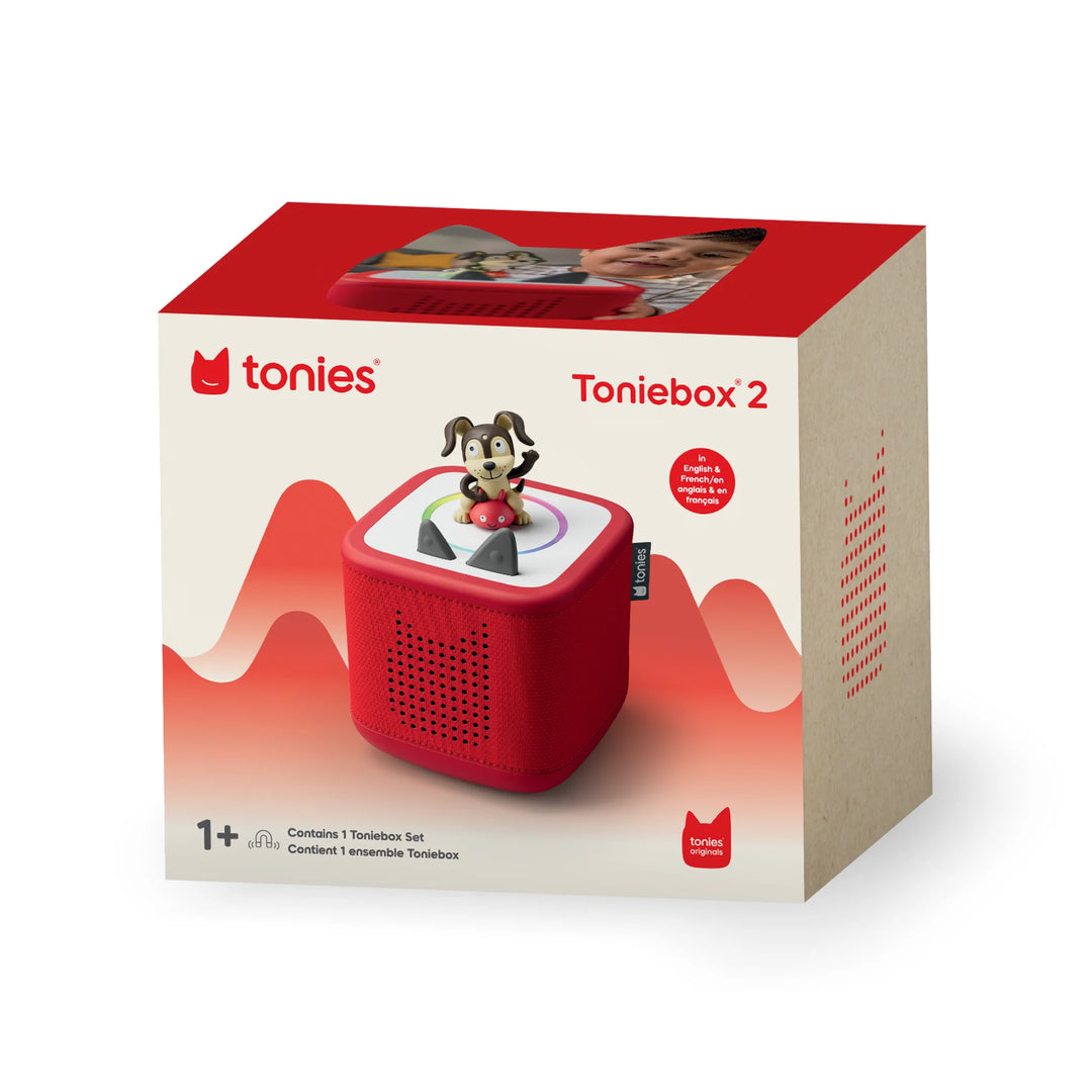 Tonies Toniebox 2 Starter Set: Playtime Puppy (Sunset Red)