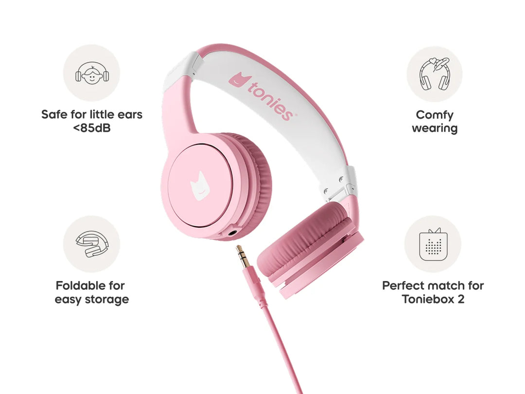 Tonies Wired Headphones (Cloud Pink)