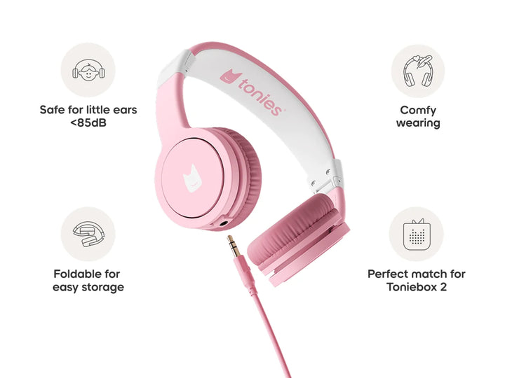 Tonies Wired Headphones (Cloud Pink)