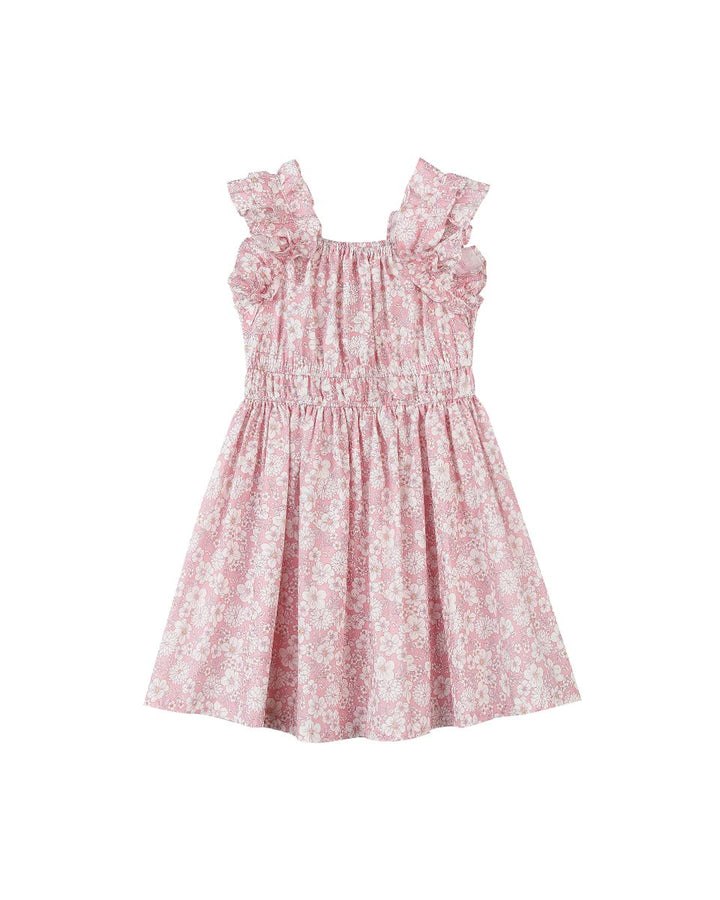 Vignette Doris Dress (Pink Large Floral)